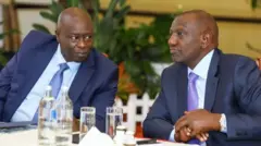 Rigathi gachagua na William Ruto