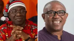 Former Nigerians Deputy Senate President Ike Ekweremadu and LP Presidential Candidate Peter Obi