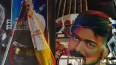 வாரிசு- துணிவு ரிலீஸ்: சென்னை ரோகிணி தியேட்டரில் அஜித்-விஜய் பேனர் கிழிப்பு