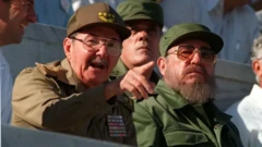 Raúl Castro e Fidel Castro