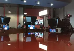 একটি বেসরকারি চ্যানেলের নিউজরুম