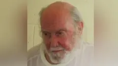 A close-up picture of Francis Smith as an elderly man