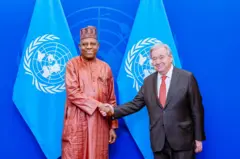 Shettima da Gutteres