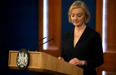T﻿hủ tướng Anh Liz Truss ngày 14/10