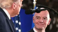 Trump e Infantino