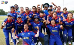 Nepali women cricket team 