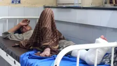 пострадавший в больнице