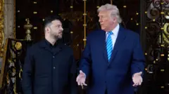 Зеленский и Трамп, 28 декабря 2025 года