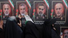 تشییع جنازه کشته‌شدگان حملات اسرائیل در تهران در غیبت رهبر ایران