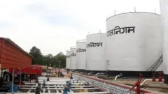 अमलेखगञ्जस्थित पाइपलाइन र भण्डारण केन्द्र 