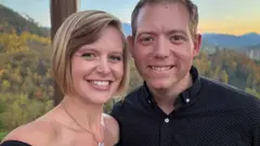 Daniel Murphy e sua esposa Laura