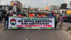 NLC start protest against insecurity for Lagos, December 2025

