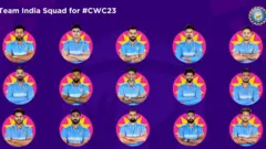 உலகக்கோப்பை இந்திய அணி அறிவிப்பு
