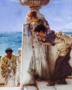 O quadro 'Uma Conclusão Predestinada', de Lawrence Alma-Tadema (1885)