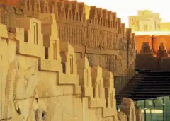 Vestiges de la salle principale du complexe Takhte Jamshid, à Persépolis