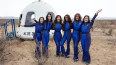 A tripulação da missão NS-31 foi composta por seis mulheres