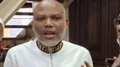 Nnamdi Kanu na-eyikari otu uwe apụta n'ụlọikpe