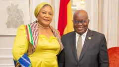 Rebecca Akufo-Addo and her husband President Akufo-Addo