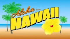 Um cartaz do Havaí com a palavra aloha