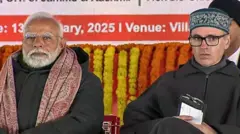 नरेंद्र मोदी और उमर अब्दुल्लाह