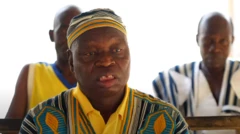 L﻿amine Dié, le chef de village de Trinlé-Diapleu