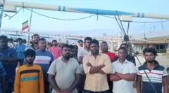 விமானம் மூலம் இந்தியா வந்த தமிழக மீனவர்கள்