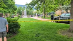 Área isolada pela polícia em Boulder