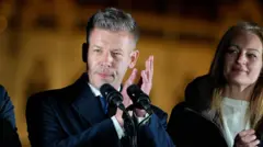 زعيم حزب تيسا بيتر ماغيار عشية الانتخابات البرلمانية في المجر