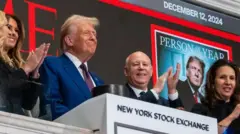 Трамп на Нью-Йоркській біржі