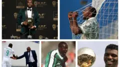 Aworan Osihmen ati awọn eekan agbabọọlu Naijiria