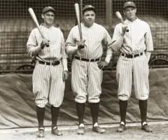Foto histórica de jogadores do Yankees