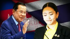 Thủ tướng Thái Lan Paetongtarn Shinawatra và Chủ tịch Thượng viện Campuchia Hun Sen