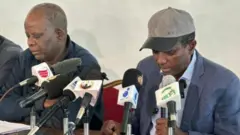 የወታደራዊ አመራሮቹ መግለጫ ሲሰጥ