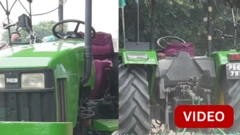 ஓட்டுரே இல்லாமல் AI மூலம் நிலத்தை உழுது கொடுக்கும் டிராக்டர்