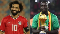 Mohamed Salah and Sadio Man