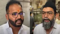 दुकानात मानकर मटणाची विक्री करतात, तर हुसेन शेख हे बकरं कापण्याचं काम करतात.