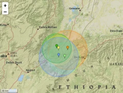 ባለፉት ጥቂት ቀናት አዋሽ አካባቢ መካከለኛ የሚባሉ የመሬት መንቀጥቀጦች ተስተውለዋል