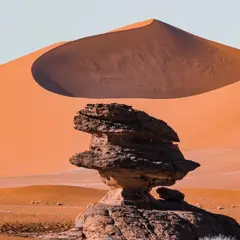 Cena de deserto na Argélia