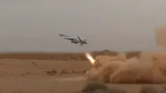 طائرة "الأرفد" كما ظهرت في فيديو أصدرته "المقاومة الإسلامية في العراق"