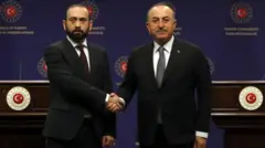 Ararat Mirzoyan Mevlüt Çavuşoğlu Türkiyə-Ermənistan əraziləri 