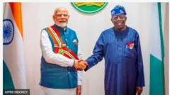 Olootu ijọba India, Narenda Modi ati Aarẹ Bola Tinubu