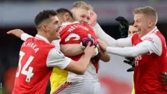 Arsenal battaluma dhumaarratti wayita goolii galchu gammachuudhaan machaa'e