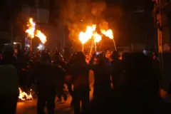 कुलमान घिसिङलाई हटाएको विरोधमा काठमाण्डूमा मङ्गलवार साँझ निकालिएको मसाल जुलुस 