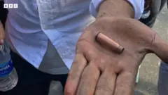 আন্দোলন দমনে ব্যবহৃত গুলির খোসা 