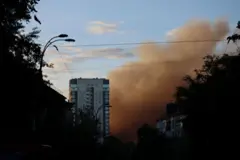 дим над будинками