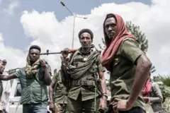 የአማራ ሚሊሻ አባላት ጎንደር አካባቢ ባለፈው ዓመት