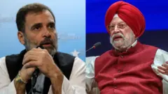 ராகுல் காந்தி, எப்ஸ்டீன் , ஹர்ஷ்தீப்சிங் புரி