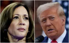 Kamala Harris e Donald Trump