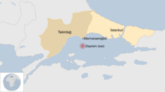 Tekirdağ'daki 5 büyüklüğünde deprem İstanbul'da da hissedildi