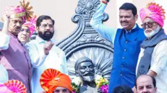 अजित पवार, एकनाथ शिंदे, देवेंद्र फडणवीस